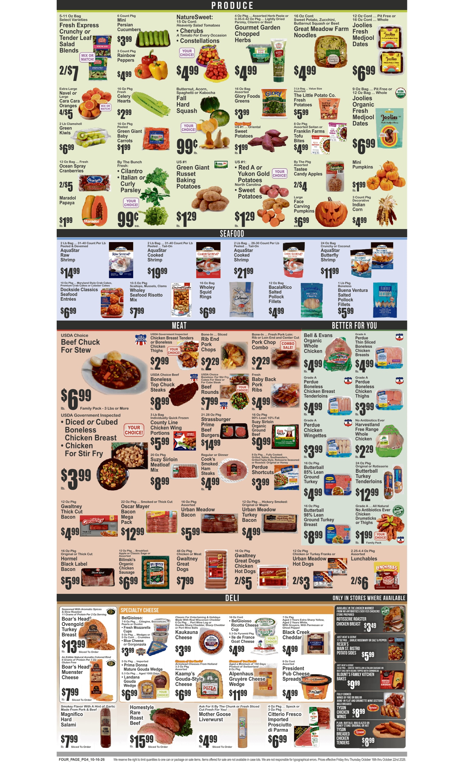 Dumbo Market Key Food Weekly Ad October 16 - 22, 2026