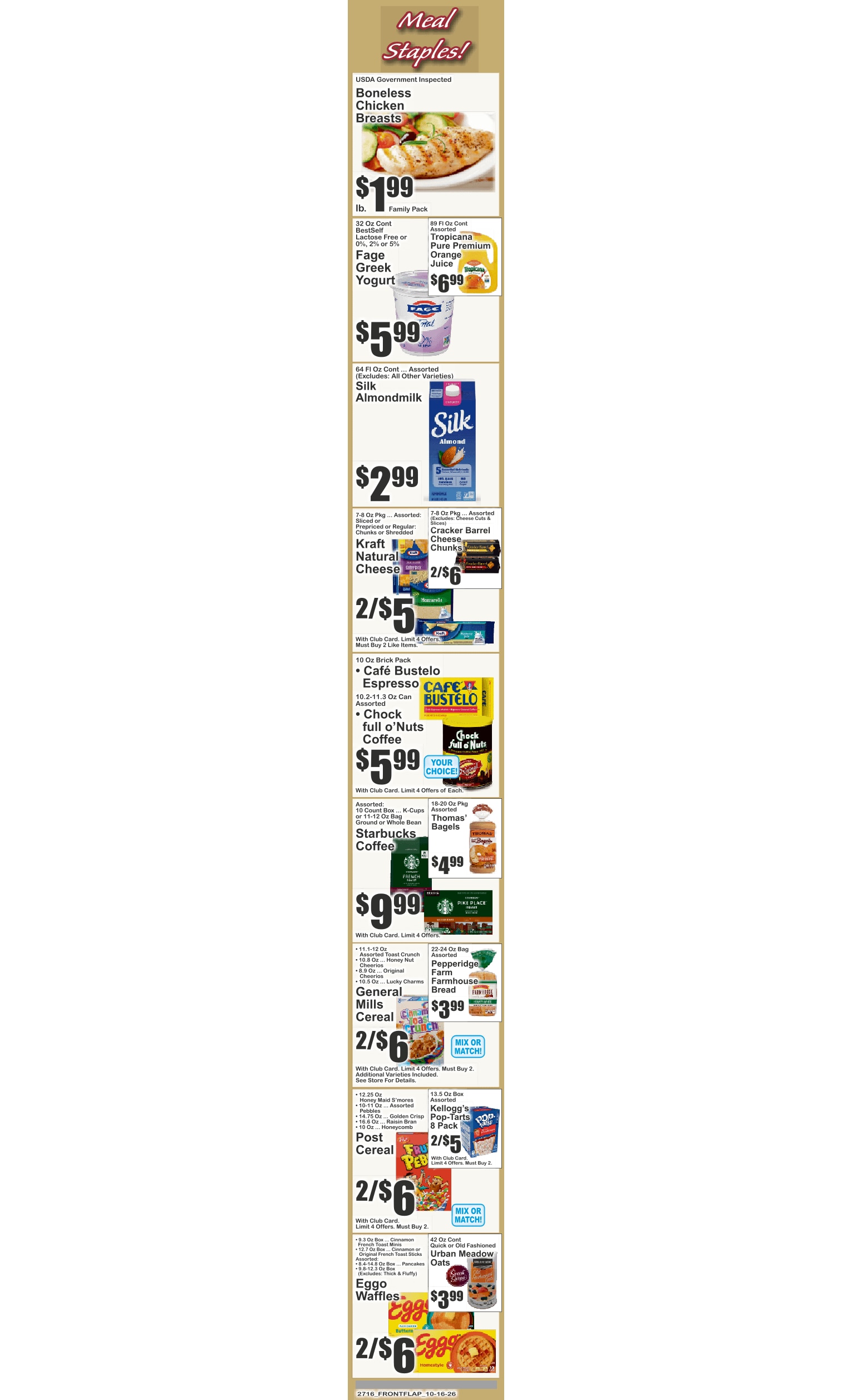 Gala Foods (1759 Middle Country Road, Unit 1, Centereach, NY) Key Food Weekly Ad October 16 - 22, 2026