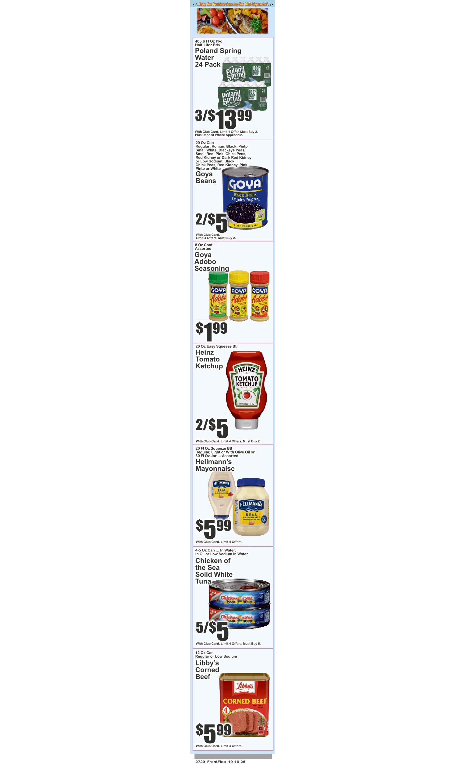 Golden Mango (2300 Randall Avenue, Bronx, NY) Key Food Weekly Ad October 16 - 22, 2026
