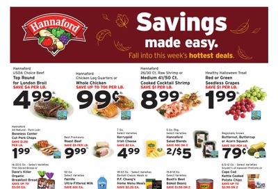 Hannaford (Portland Area, ME) Week 43 Flyer for Flipp Weekly Ad October 18 - 24, 2026