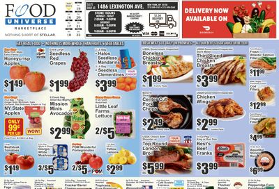 Food Universe (1486 Lexington Ave., New York, NY) Weekly Ad October 16 - 22, 2026