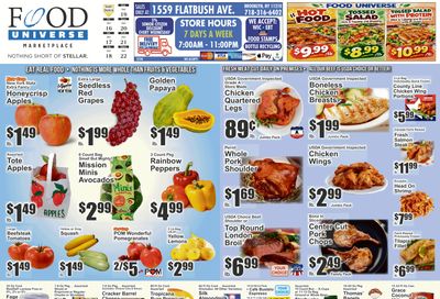 Food Universe (1559 Flatbush Avenue, Brooklyn, NY) Weekly Ad October 16 - 22, 2026