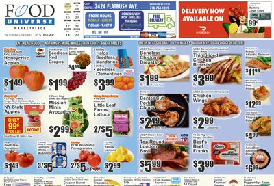 Food Universe (2424 Flatbush Ave., Brooklyn, NY) Weekly Ad October 16 - 22, 2026