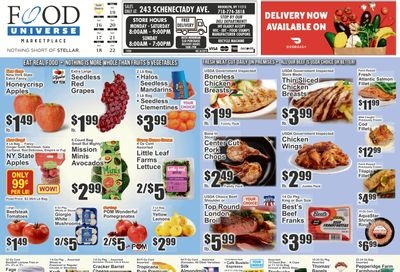 Food Universe (243 Schenactady Ave., Brooklyn, NY) Weekly Ad October 16 - 22, 2026