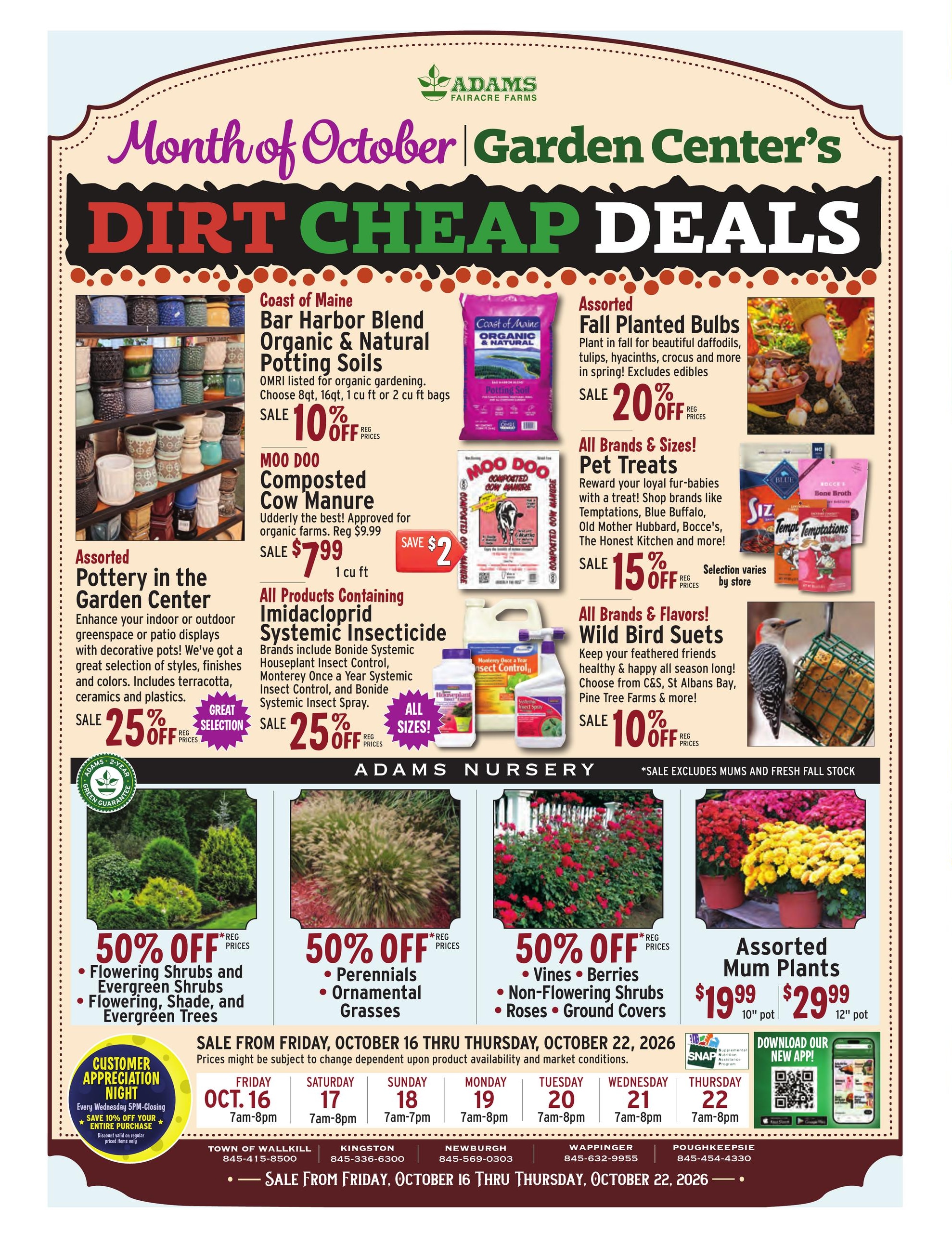 Adams Fairacre Farms Weekly Ad October 16 - 22, 2026