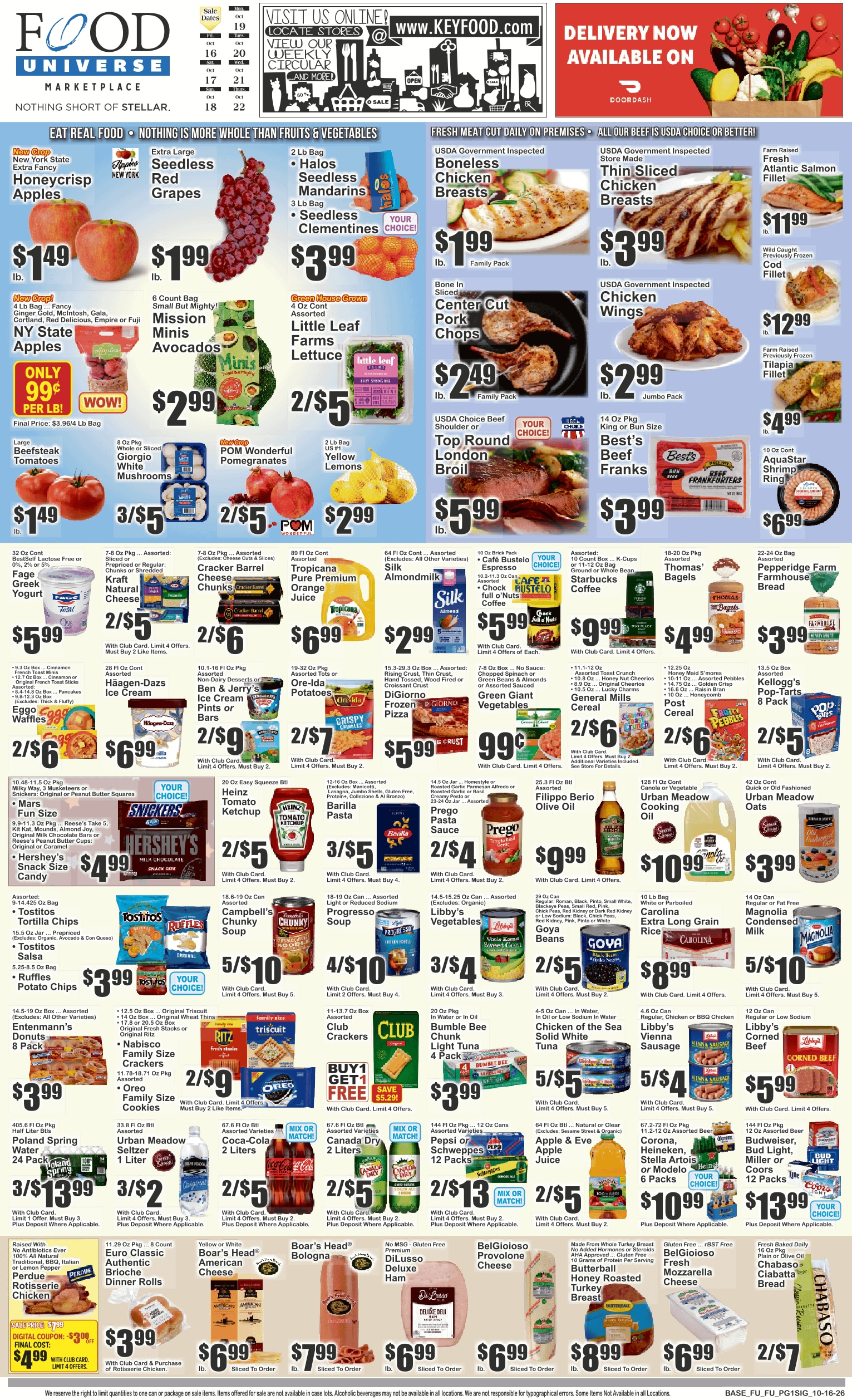 Food Universe (Forest Hills, NY) Weekly Ad October 16 - 22, 2026