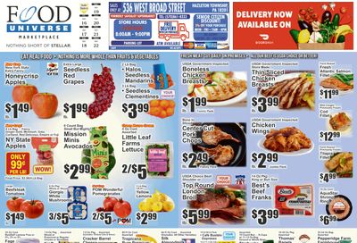 Food Universe (Hazleton, PA) Weekly Ad October 16 - 22, 2026