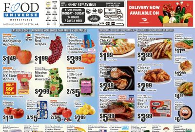 Food Universe (Sunnyside, NY) Weekly Ad October 16 - 22, 2026