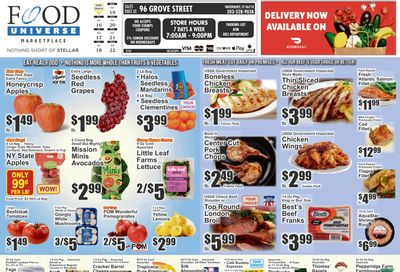 Food Universe (Waterbury, CT) Weekly Ad October 16 - 22, 2026