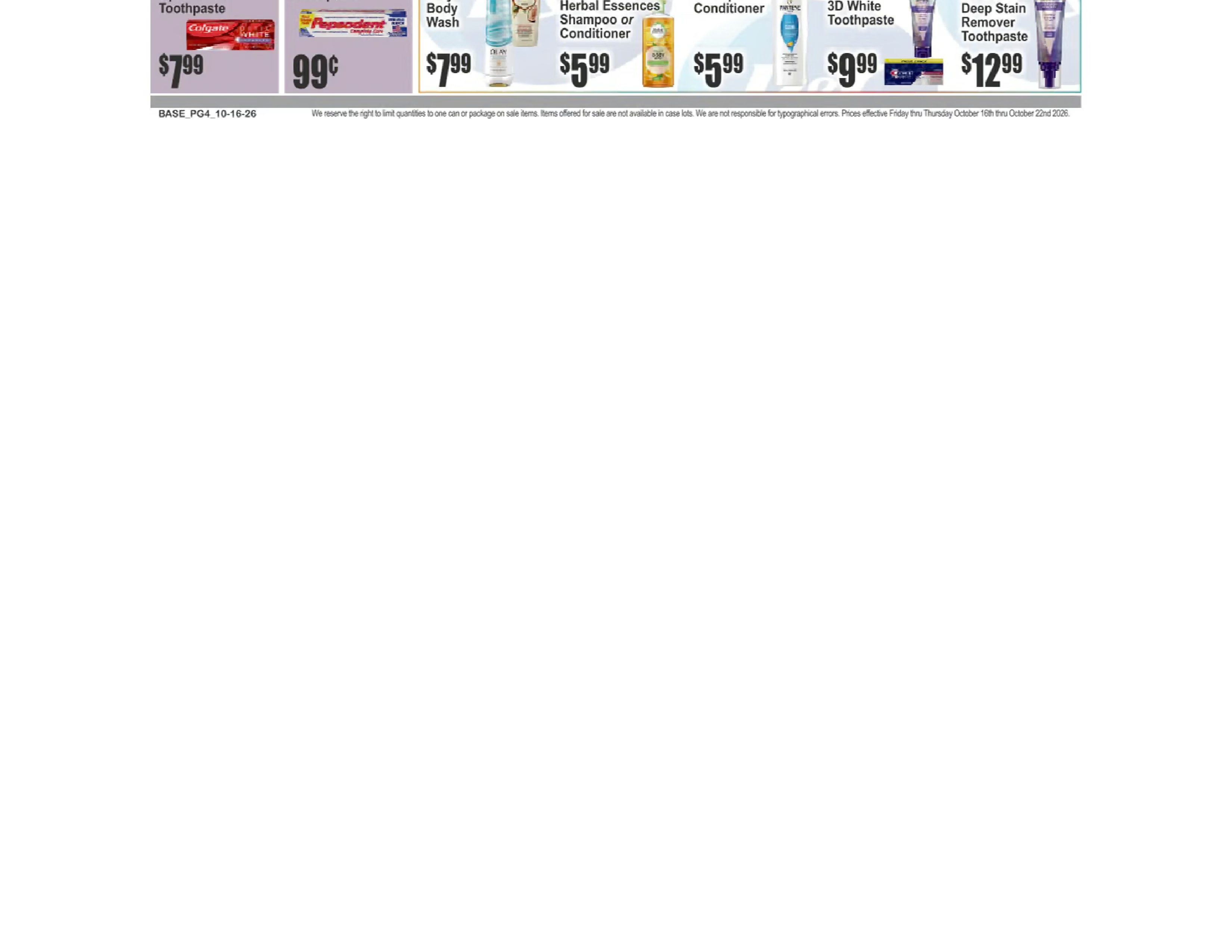 Almonte's Food Dynasty (1525 86th Street, Brooklyn, NY) Weekly Ad October 16 - 22, 2026