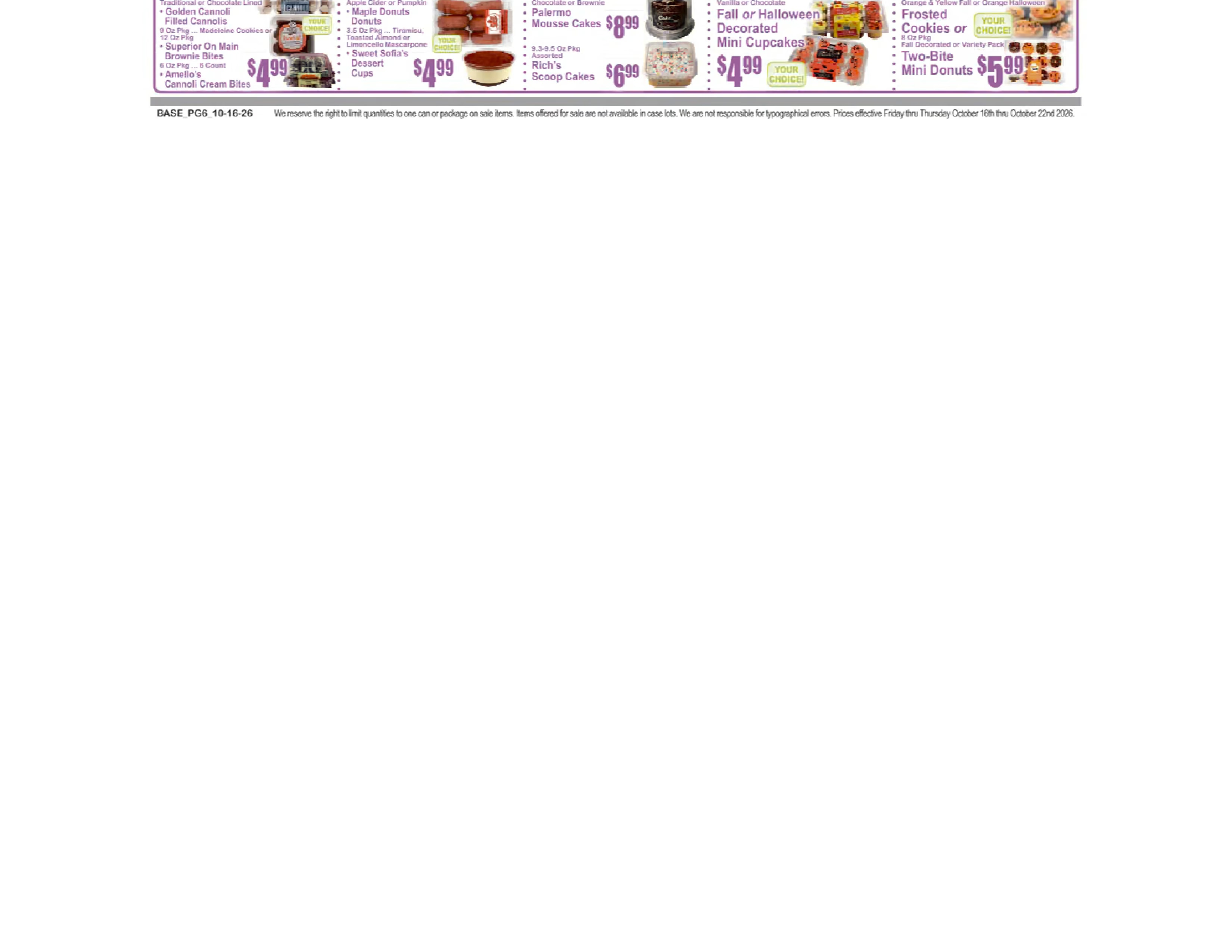 Almonte's Food Dynasty (1525 86th Street, Brooklyn, NY) Weekly Ad October 16 - 22, 2026