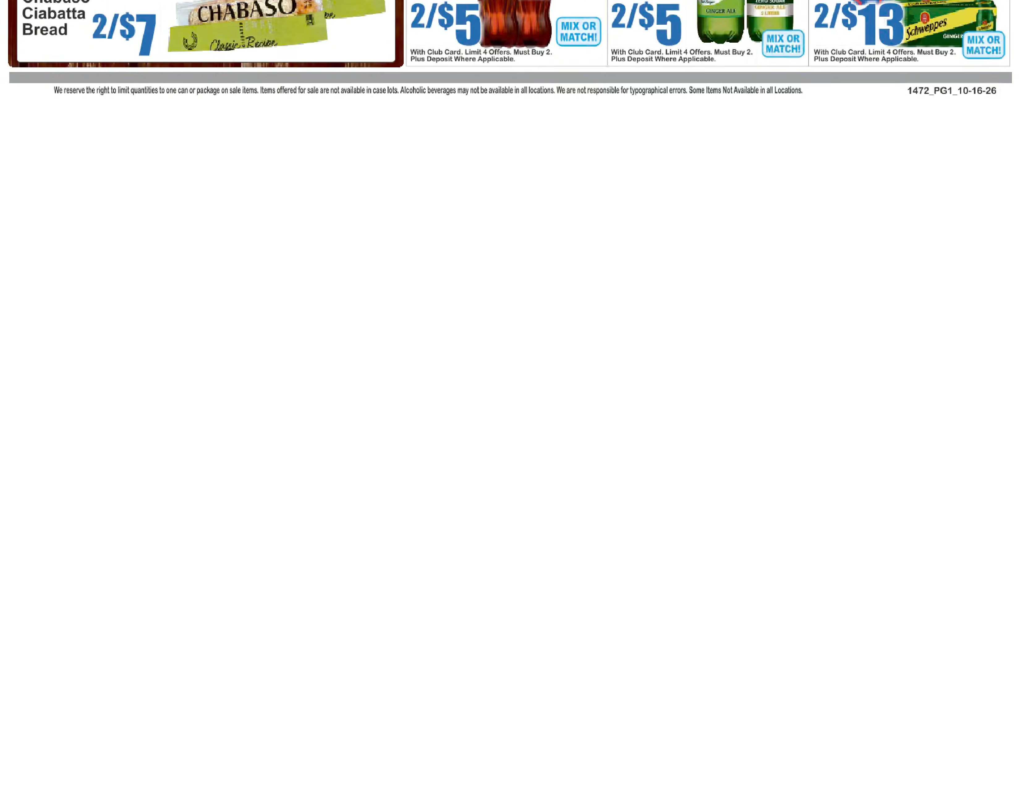 Almonte's Food Dynasty (1525 86th Street, Brooklyn, NY) Weekly Ad October 16 - 22, 2026