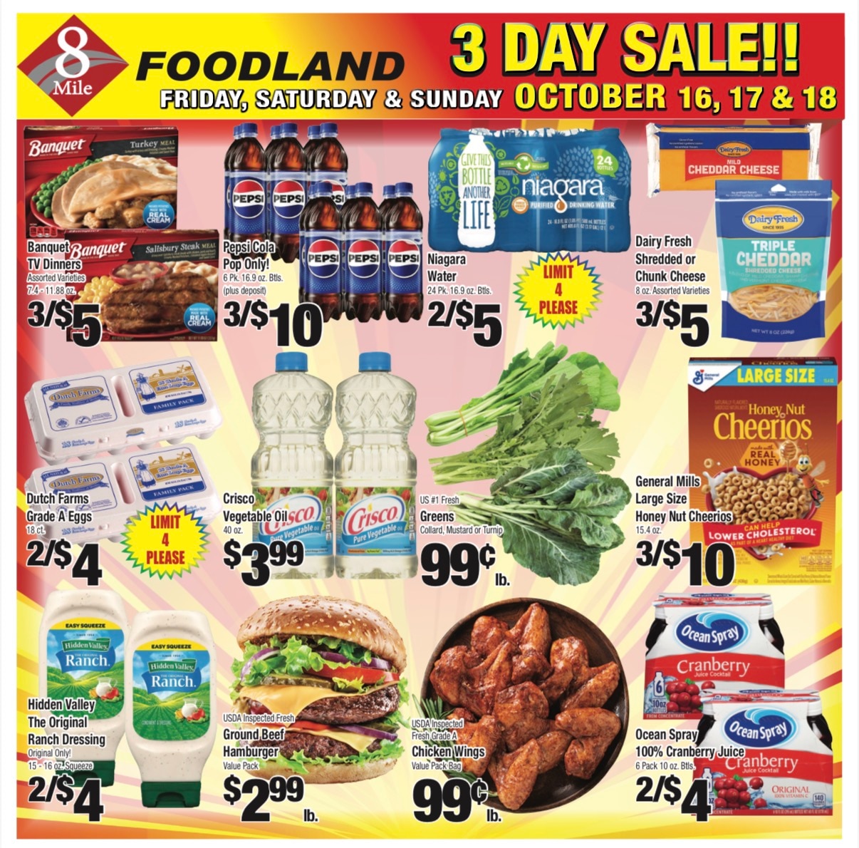 8 Mile Foodland Weekly Ad October 14 - 20, 2026