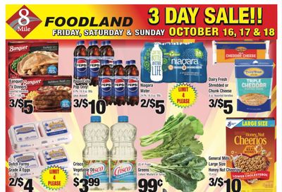 8 Mile Foodland Weekly Ad October 14 - 20, 2026