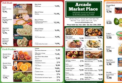 Arcade Market Place Weekly Ad October 18 - 24, 2026