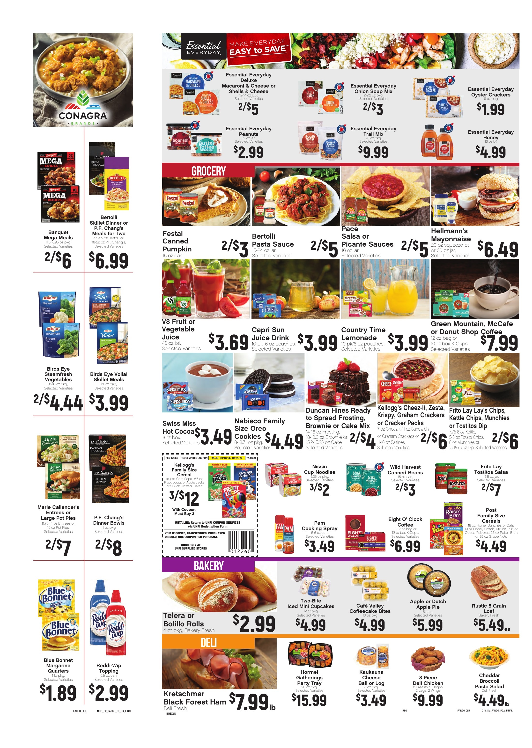Krause's SuperValu Weekly Ad October 19 - 25, 2026