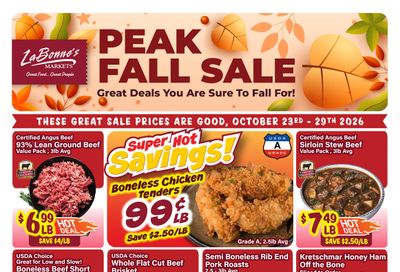LaBonne's Markets Weekly Ad October 23 - 29, 2026