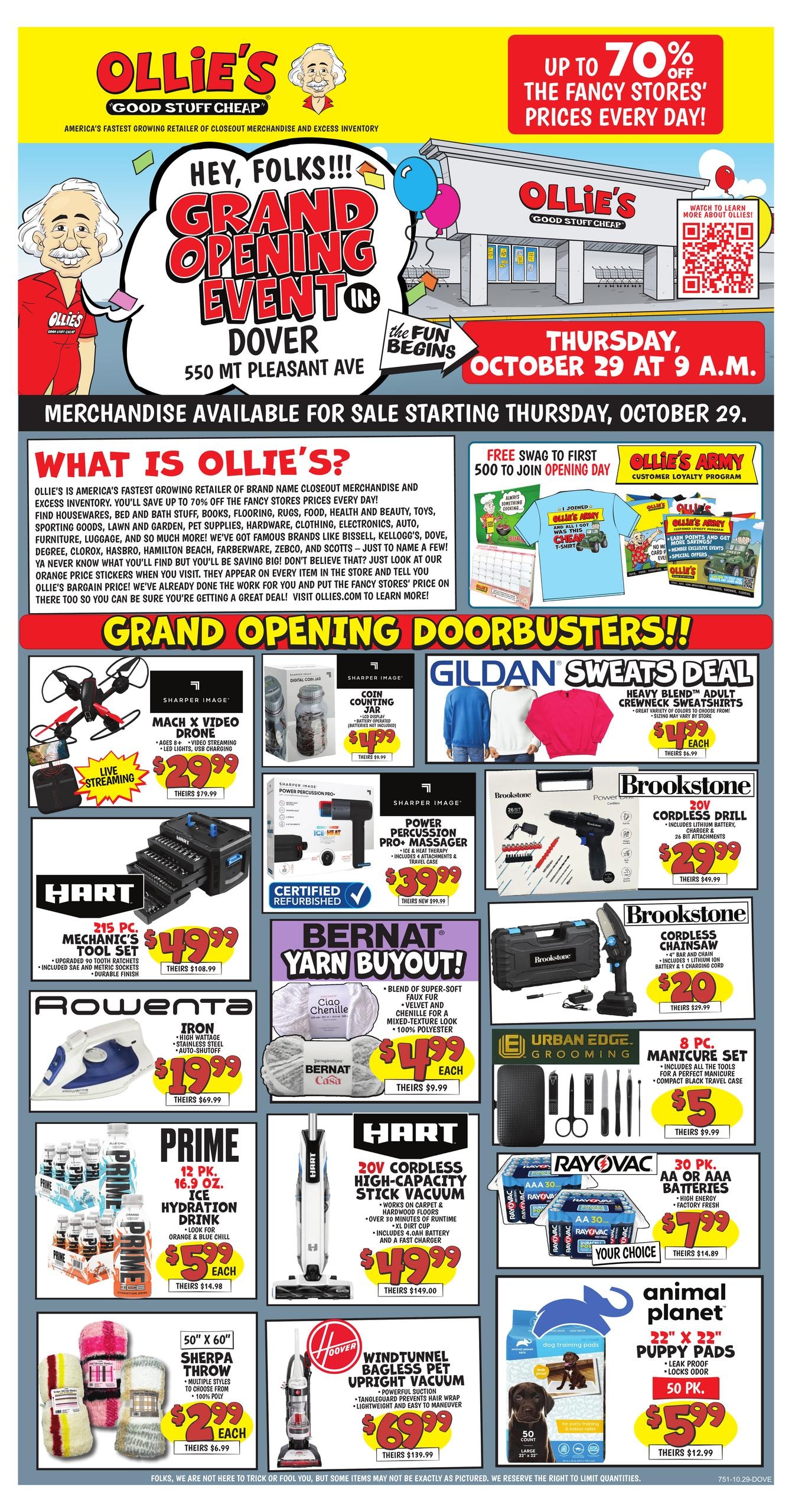 Ollie's Bargain Outlet (East Brunswick Area, NJ) Weekly Ad October 29 - November 17, 2026