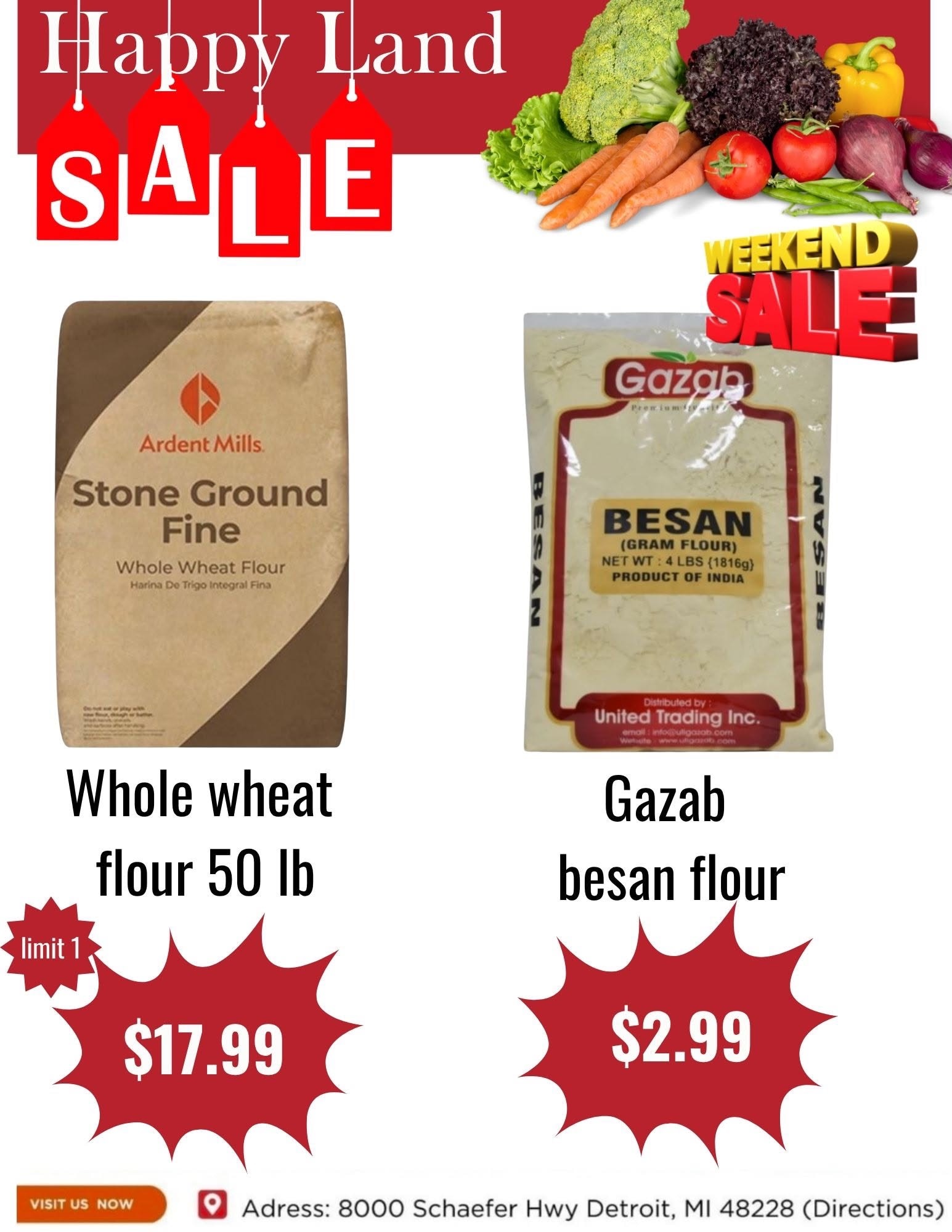 Happy Land Market (8000 Schaefer Highway, Detroit, MI) Weekly Ad October 17 - 17, 2026