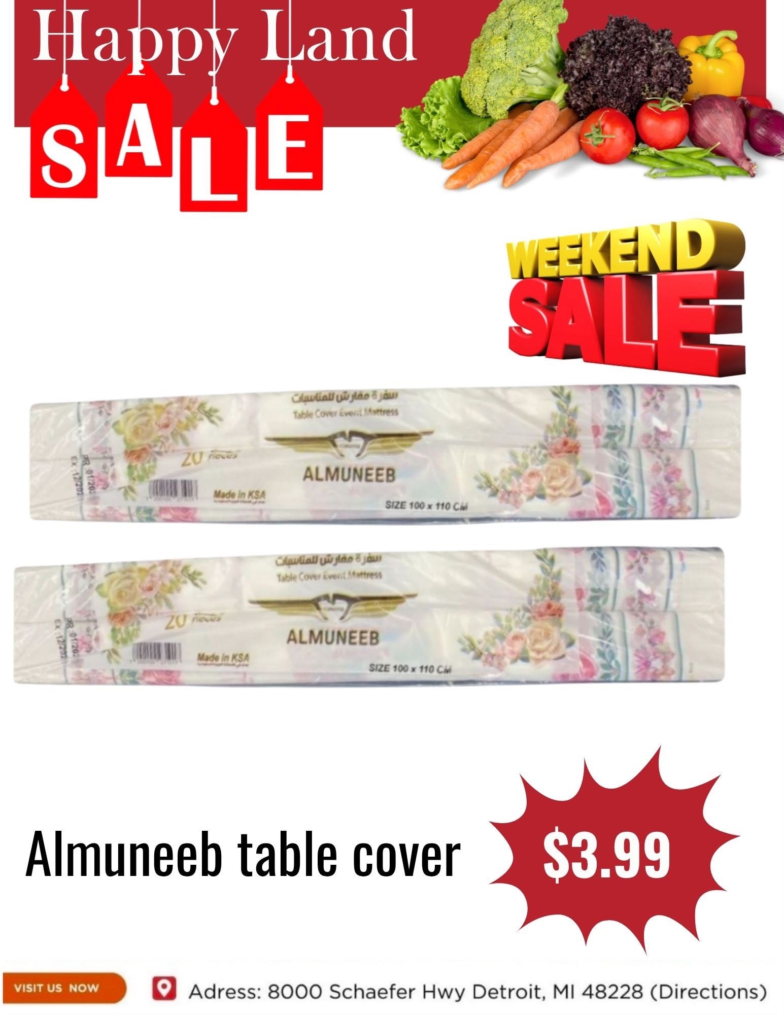 Happy Land Market (8000 Schaefer Highway, Detroit, MI) Weekly Ad October 17 - 17, 2026