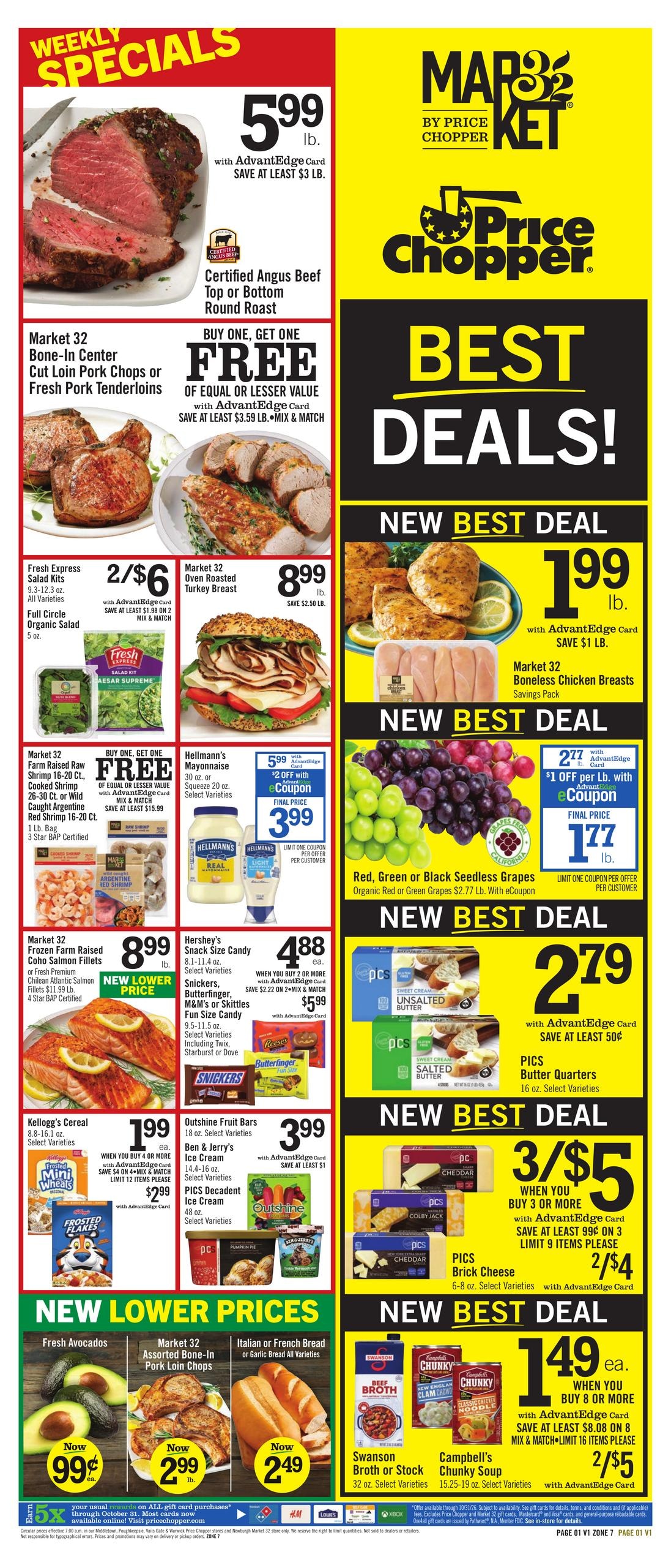 Price Chopper (Paterson Area, NJ) Weekly Ad October 18 - 24, 2026