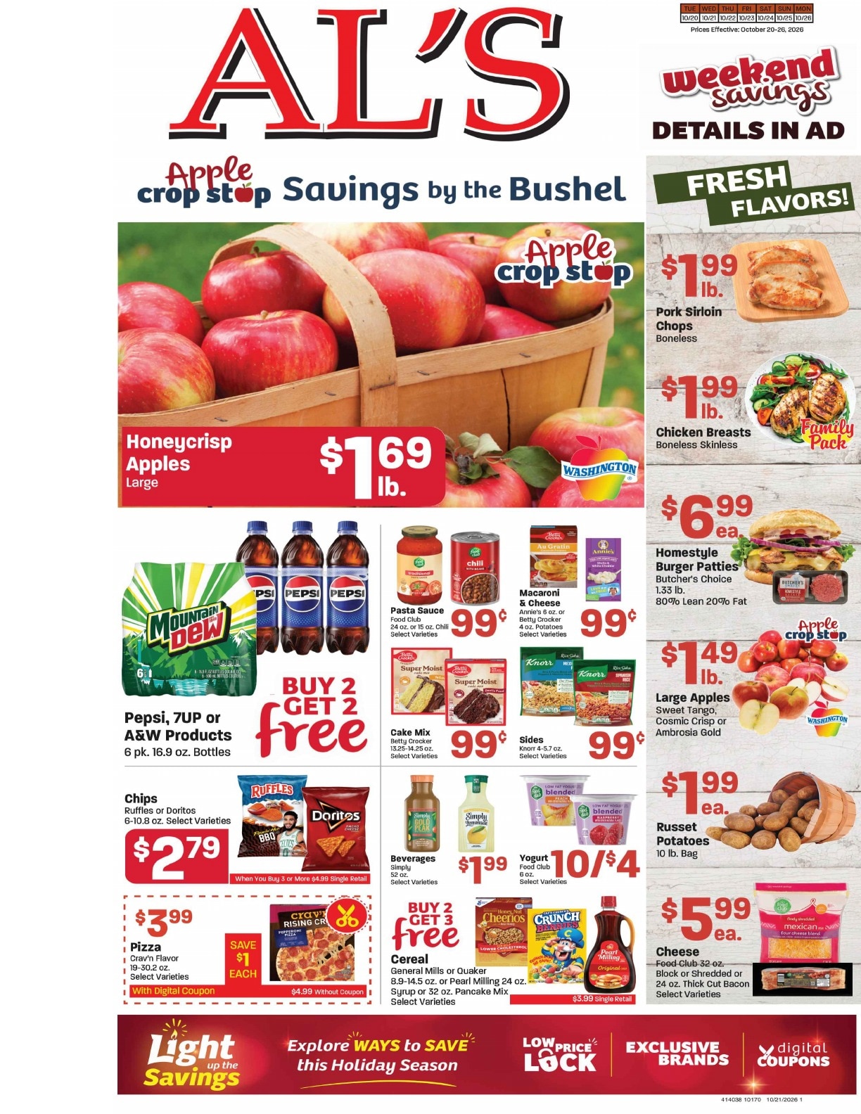 Al's Foodtown Weekly Ad October 20 - 26, 2026