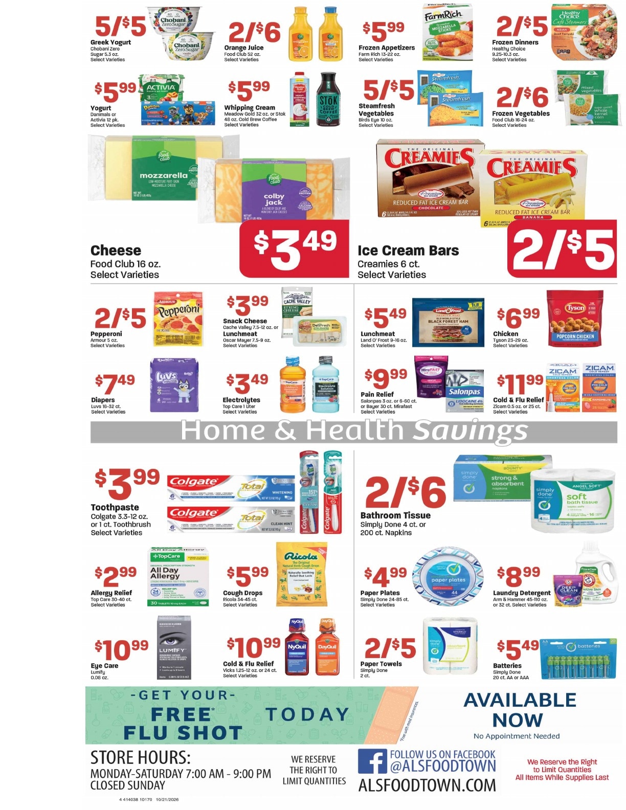 Al's Foodtown Weekly Ad October 20 - 26, 2026