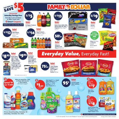 Family Dollar (Aiken Area, SC) Weekly Ad October 18 - 24, 2026