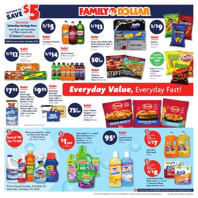 Family Dollar (Andrews Area, NC) Weekly Ad October 18 - 24, 2026
