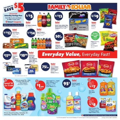 Family Dollar (Bridgewater Area, VA) Weekly Ad October 18 - 24, 2026