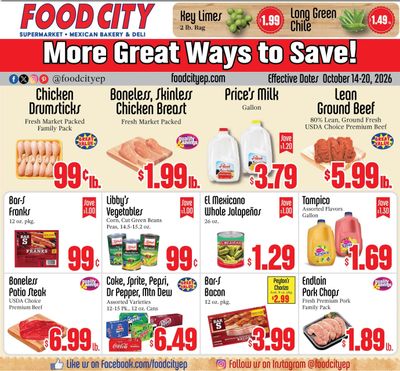 Food City Supermarkets Weekly Ad October 17 - 17, 2026