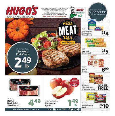 Hugo's Weekly Ad October 17 - 23, 2026