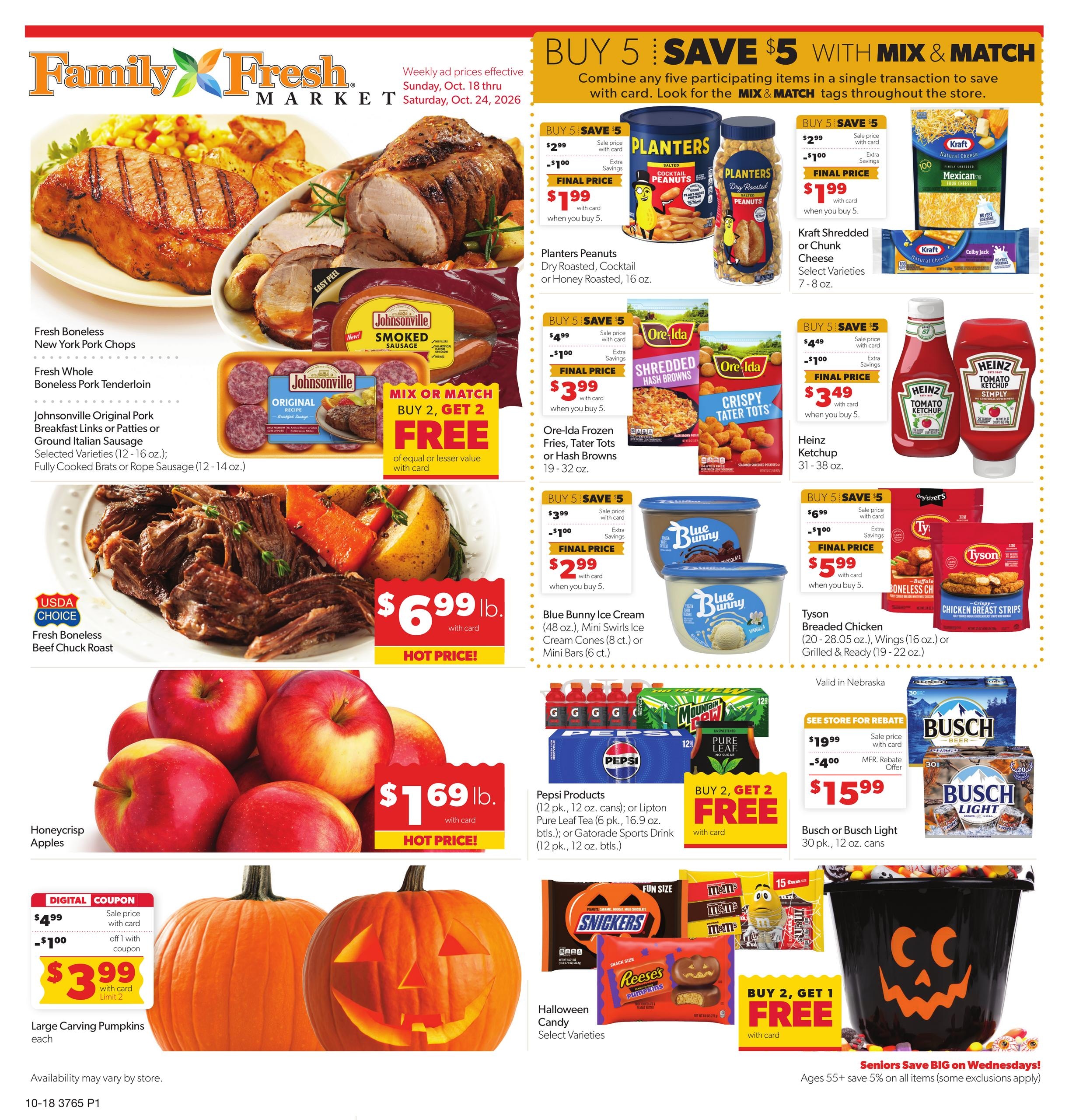 Family Fresh (Kearney Area, NE) Weekly Ad October 18 - 24, 2026