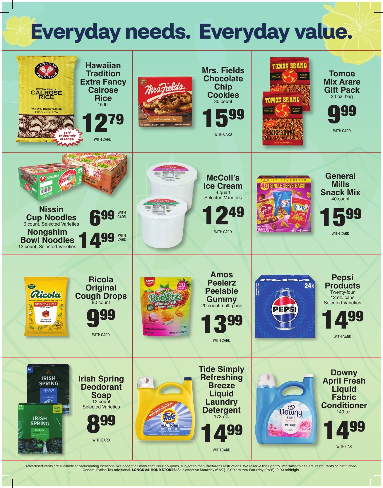 Longs Drugs Big Island Weekly Ad October 18 - 24, 2026