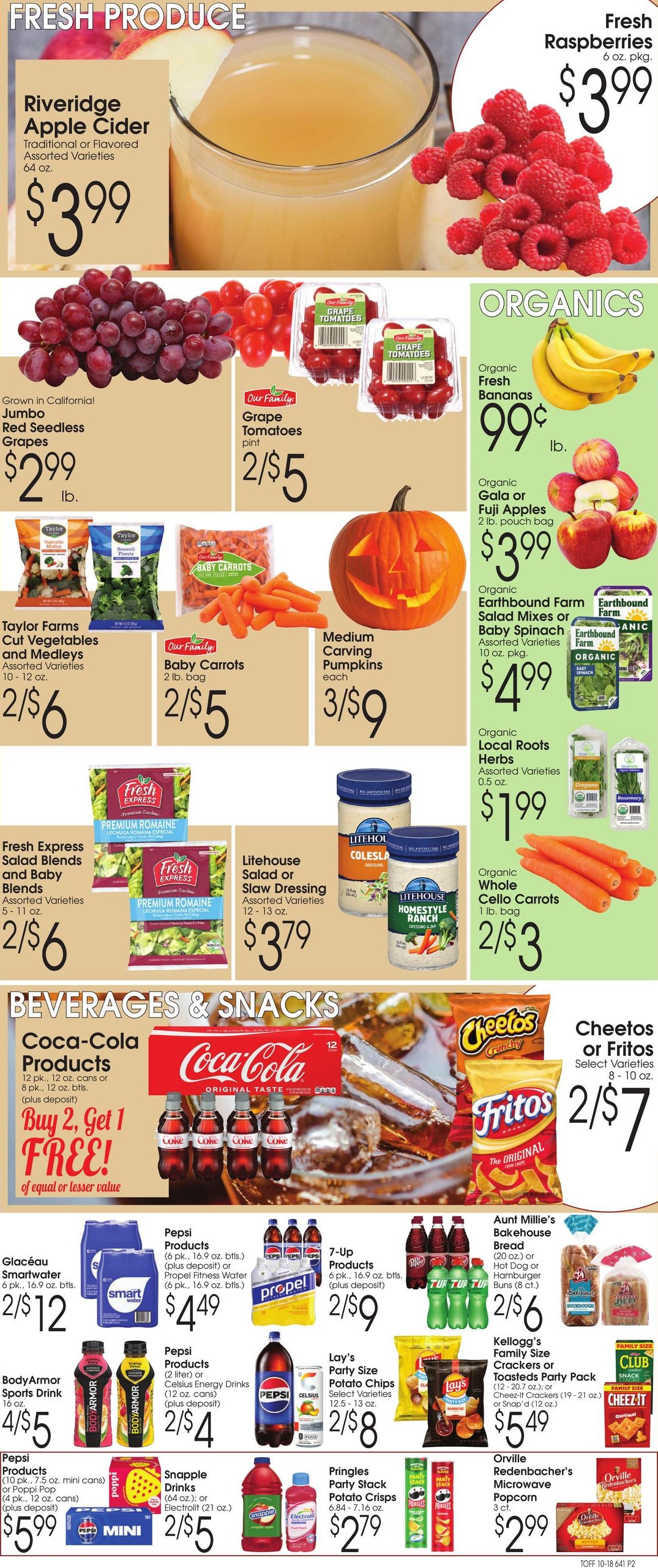 Olesons Farm Fresh Markets Weekly Ad October 18 - 24, 2026