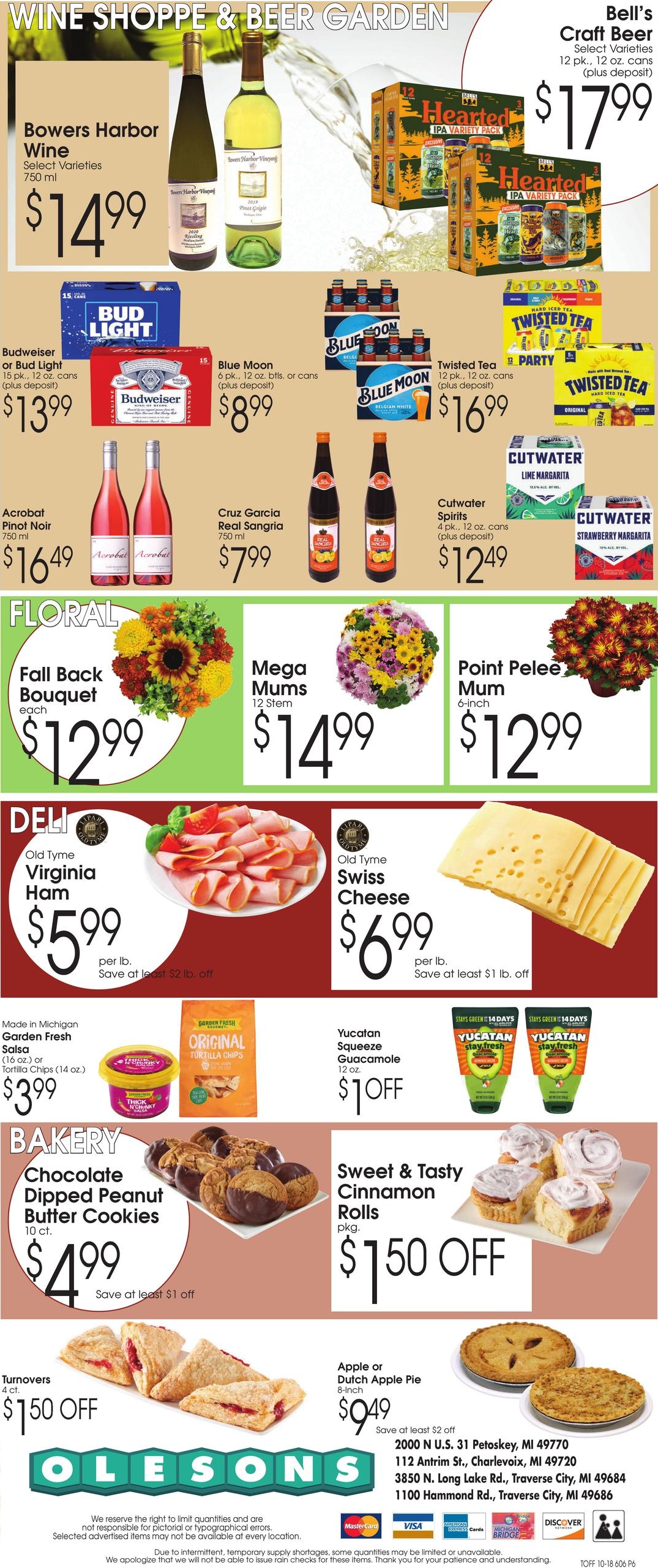 Olesons Farm Fresh Markets Weekly Ad October 18 - 24, 2026