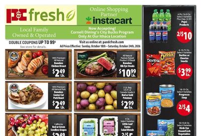 P&C Fresh Markets Weekly Ad October 18 - 24, 2026