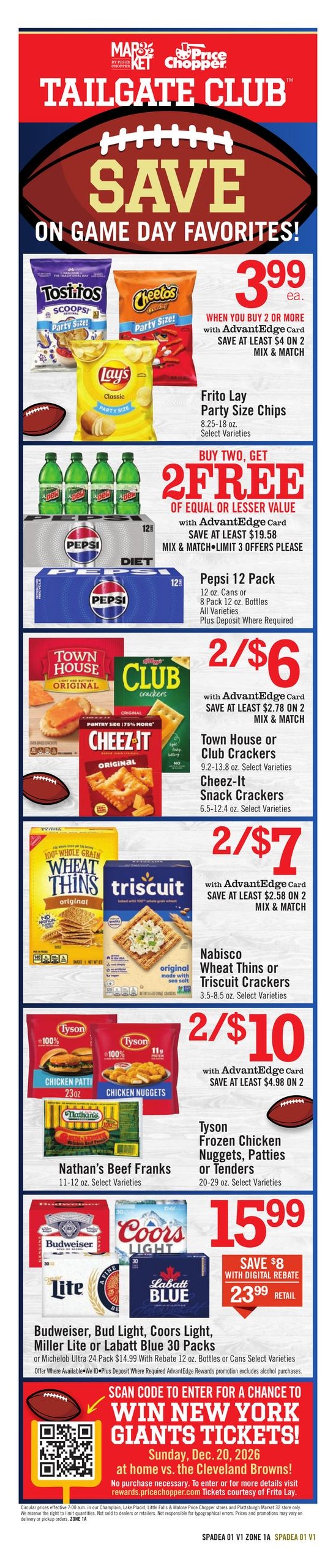 Price Chopper (Brainardsville Area, NY) Weekly Ad October 18 - 24, 2026
