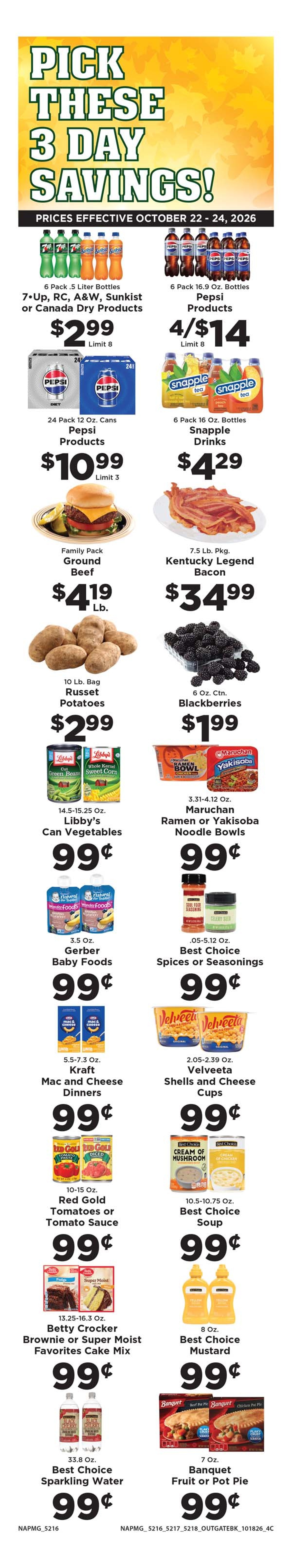 Quality Foods - Buskirk Seasonal Savings To Savor! Weekly Ad October 18 - 24, 2026
