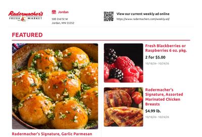 Radermacher's Fresh Market Weekly Ad October 18 - 24, 2026