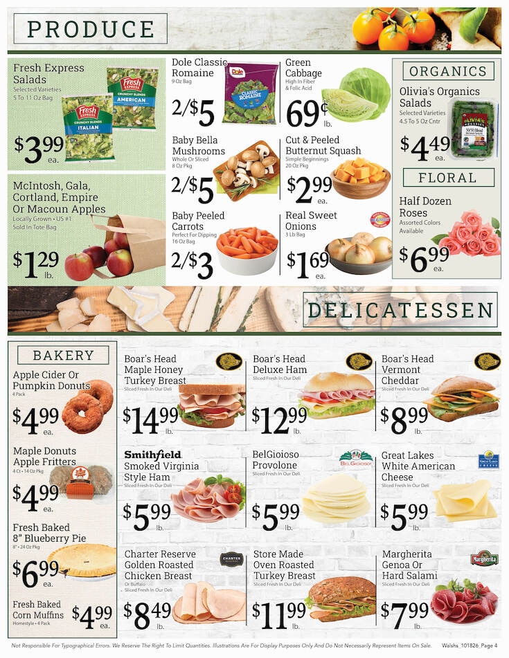 Walsh's Quality Market IGA Weekly Ad October 18 - 24, 2026