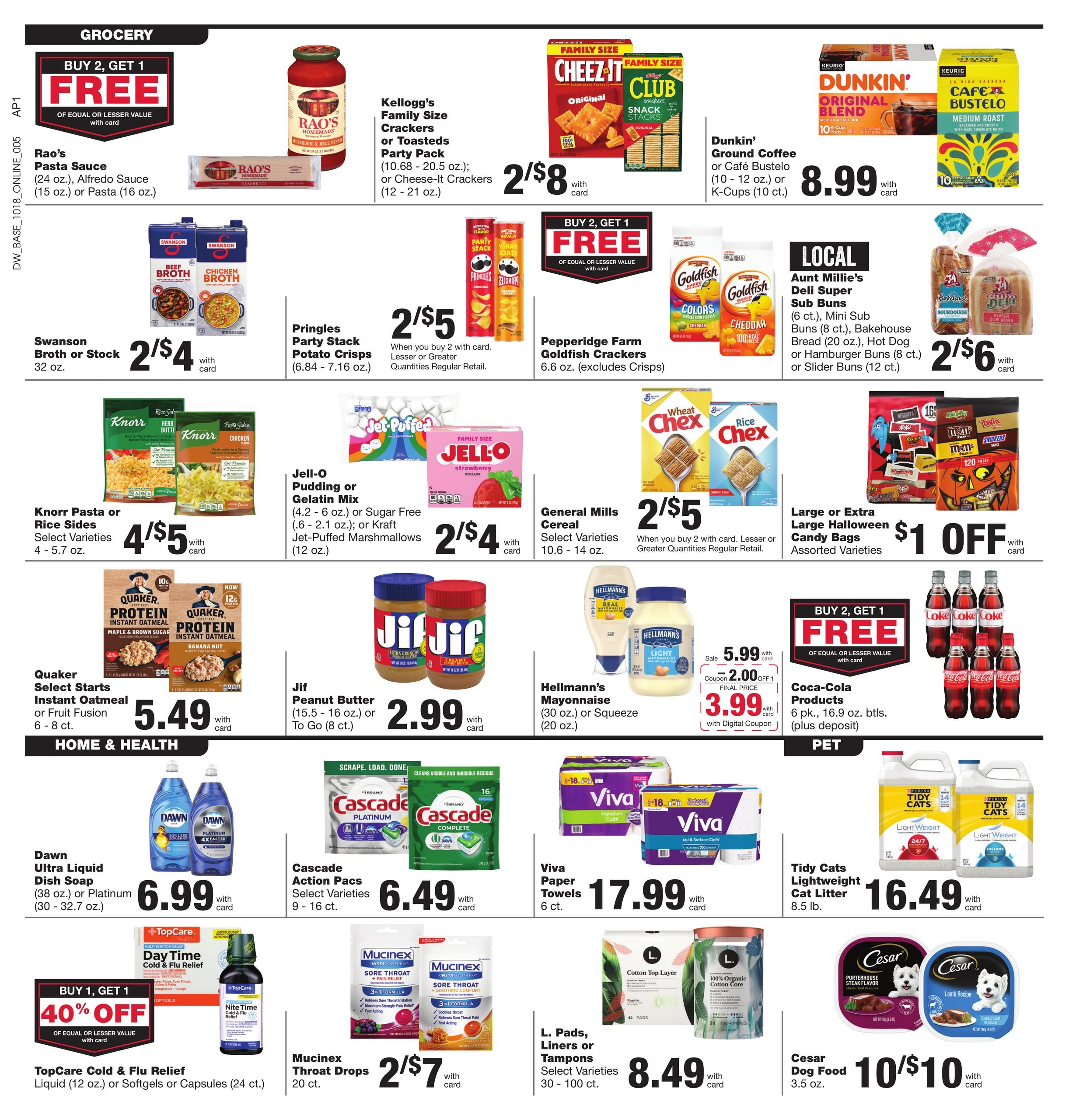 D&W Fresh Market Weekly Ad October 18 - 24, 2026