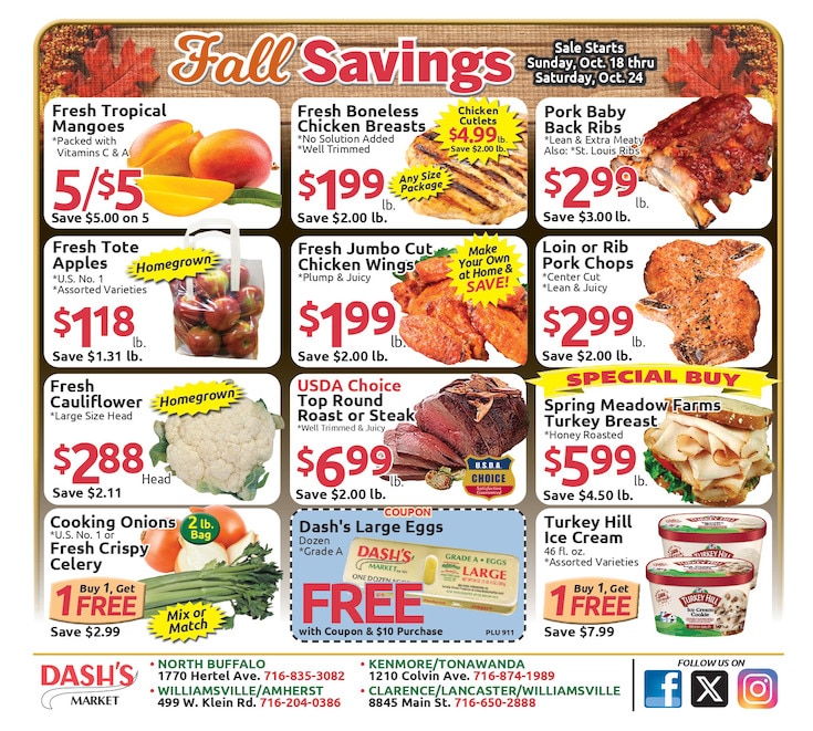Dash's Market Weekly Ad October 18 - 24, 2026