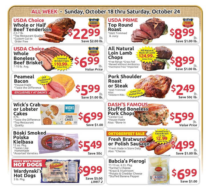 Dash's Market Weekly Ad October 18 - 24, 2026