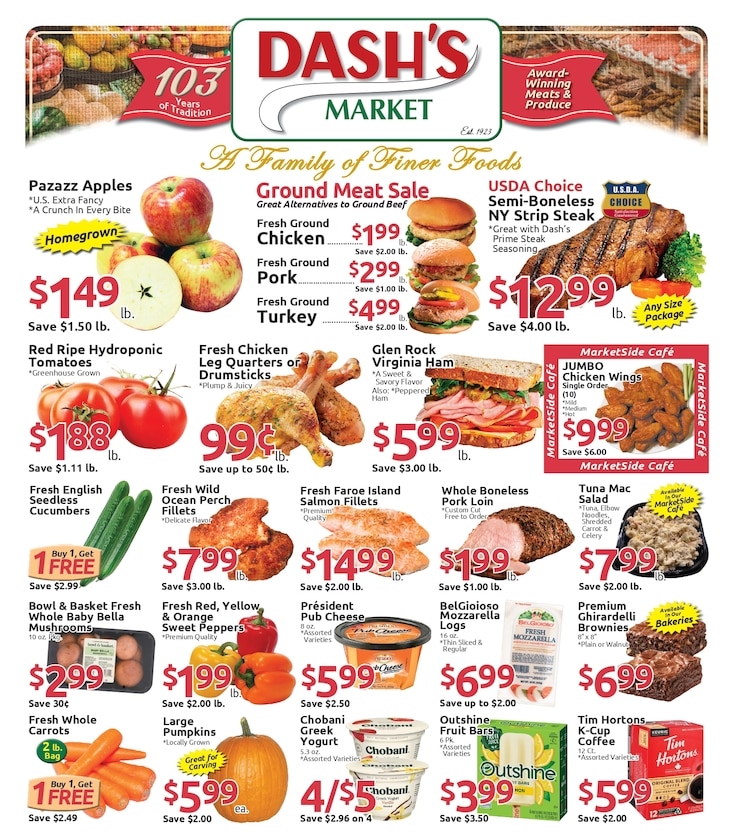 Dash's Market Weekly Ad October 18 - 24, 2026