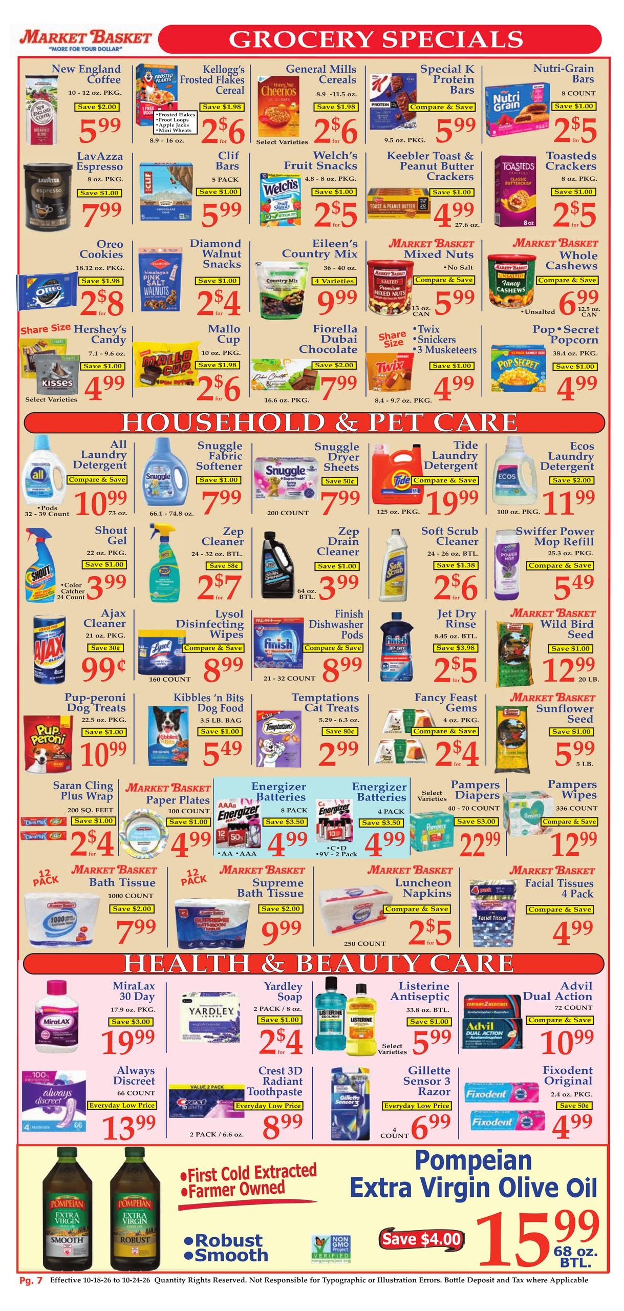 Demoulas Market Basket Weekly Ad October 18 - 24, 2026