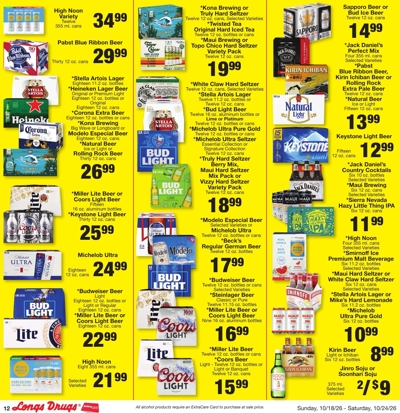 Longs Drugs Oahu Weekly Ad October 18 - 24, 2026