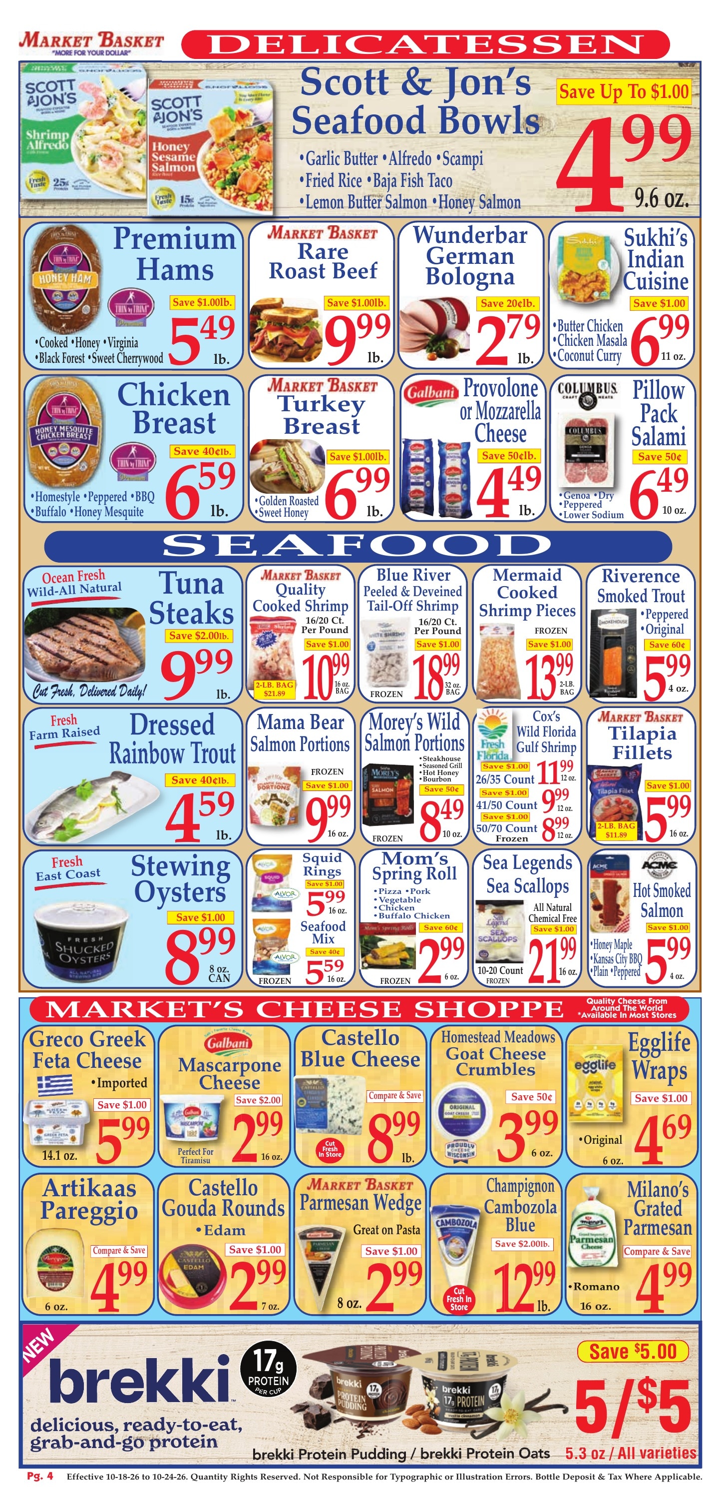 Market Basket (Iowa and other locations, LA) Weekly Ad October 18 - 24, 2026