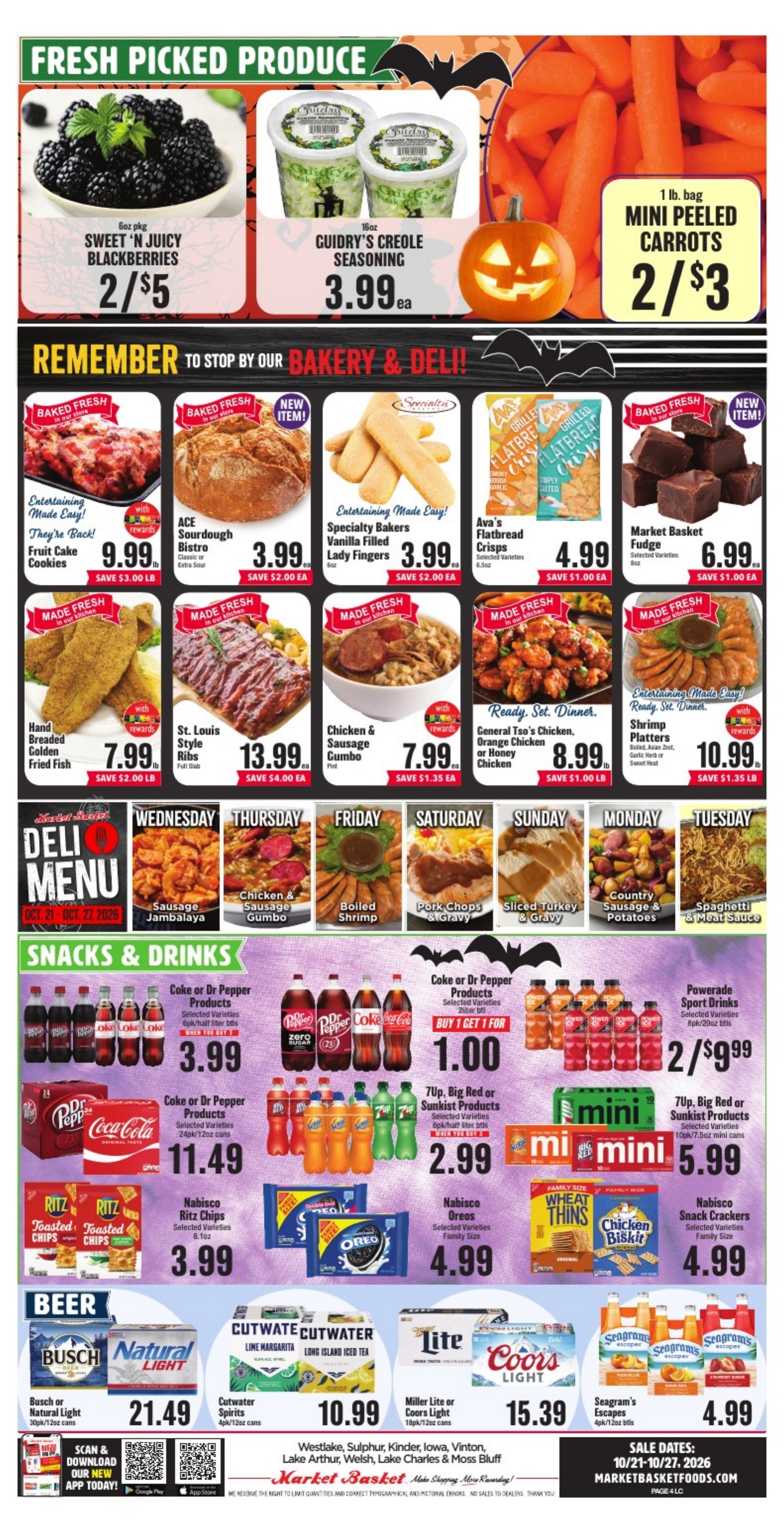 Market Basket (Louisiana) Weekly Ad October 21 - 27, 2026