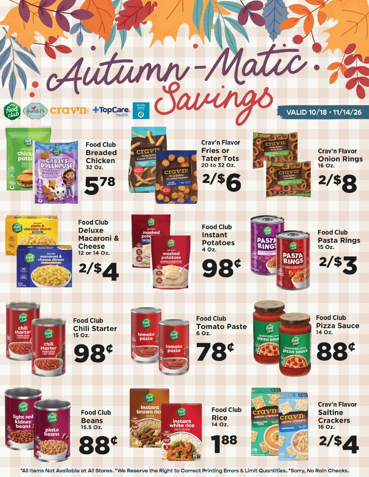 Gempeler's Supermarket Weekly Ad October 18 - November 14, 2026